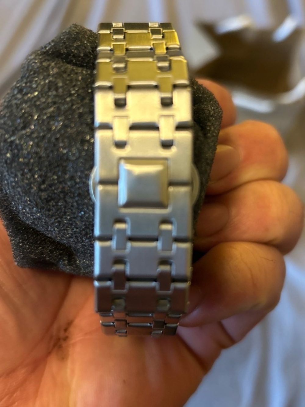 Stainless Steel Silver Metal Watch - Compatible Wearable Accessory